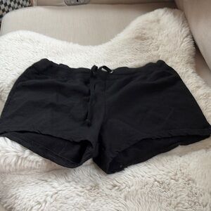 Kids Dennys size L Black Drawstring lounge Shorts